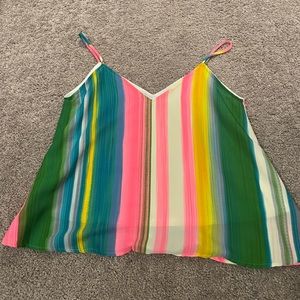 Rainbow tank top